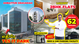 Brand New 2bhk flats in Ambattur TCS opposite- Ready to move-90% Loan- Free Car parking & lift