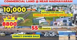 Commercial Plots in Madhavaram-Build Rental income Property in Chennai- Such a MARRIAGE Hall