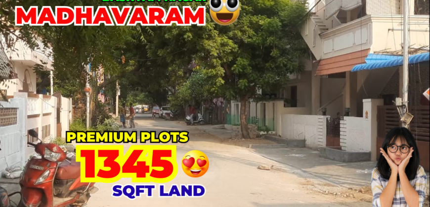 Premium Plots in Madhavaram Bashyam Nagar | Starting at per sqft ₹ 7000 only