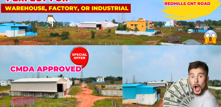Build Your Industrial Empire: Expansive Commercial Land for Sale in Redhills
