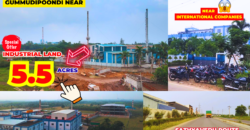 Prime Industrial Land for Sale in Chennai’s Kavaraipettai Gummidipoondi Industrial Hub