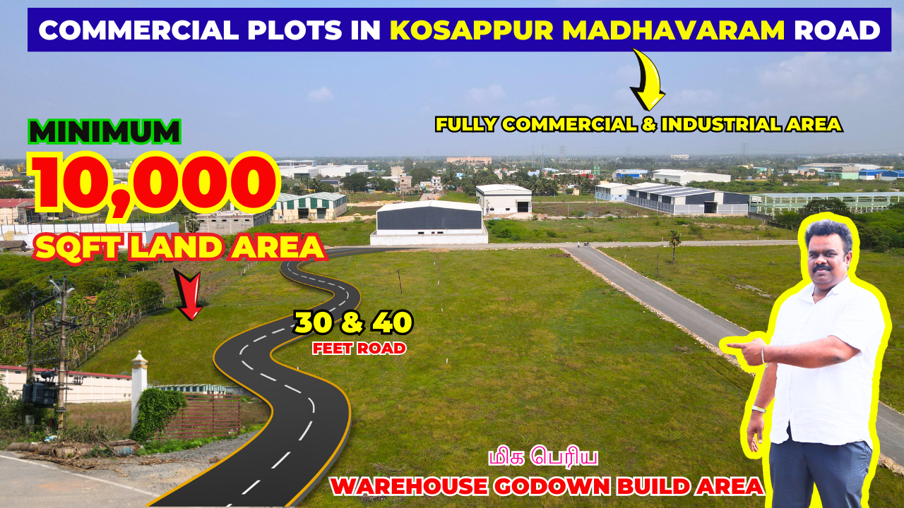 Prime Commercial Land for Sale in Madhavaram,-Build Your Rental Income Property in Chennai