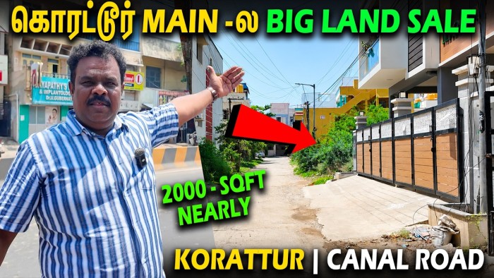 CMDA Approved Plot for Sale in Korattur Near Anna Nagar | 2068 Sq Ft Plot