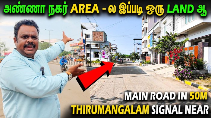 2430 Sq Ft Premium Plot for Sale Near Thirumangalam Signal & Anna Nagar Metro, Chennai