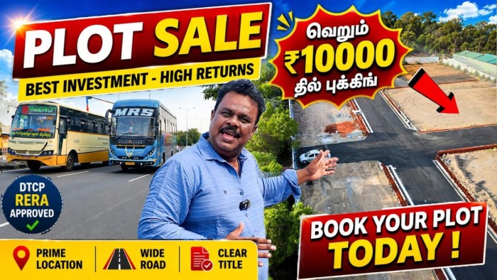 DTCP RERA Plots for Sale in Madurantakam | ₹10,000 Booking