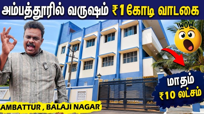 ₹1 Crore Rental Income Property in Ambattur Chennai | Commercial Building for Sale