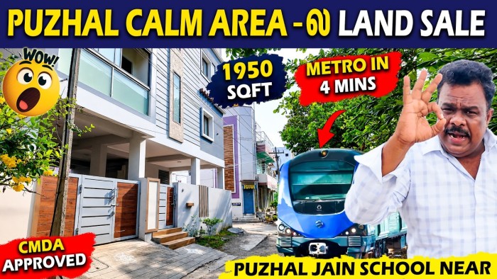 🔥 புழலில் குடியேற சூப்பர் ஏரியா 😲 | CMDA Approved Plots in Puzhal, Chennai 💯