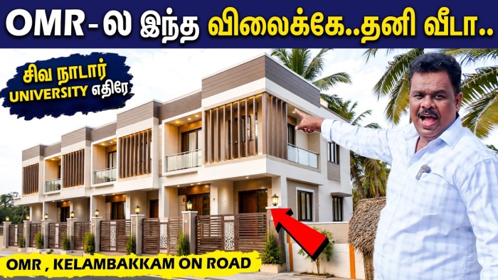 OMR Individual House for Sale Near Chennai | 2BHK Villas & Duplex Homes from ₹74 Lakhs