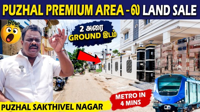Premium Plots for Sale in Puzhal | Balaji Nagar Chennai