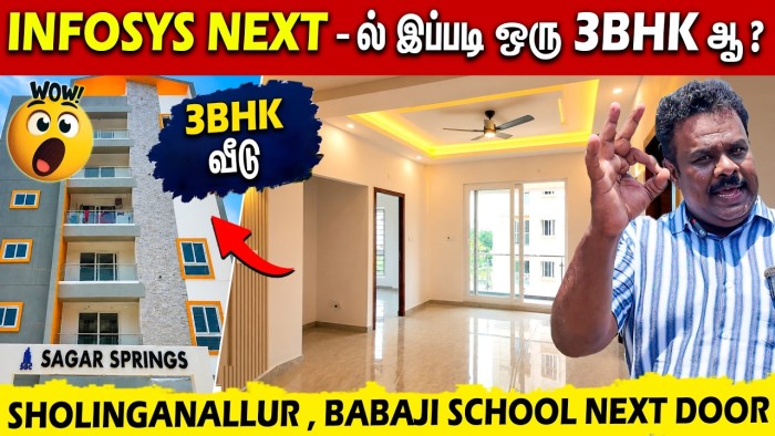 Premium 3BHK Apartment for Families | Luxury Homes with Amenities Sholinganallur in Chennai