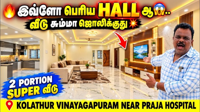 🔥 What a massive house in Kolathur… Step inside and it’s on another level! 😱 | House for Sale in Kolathur, chennai